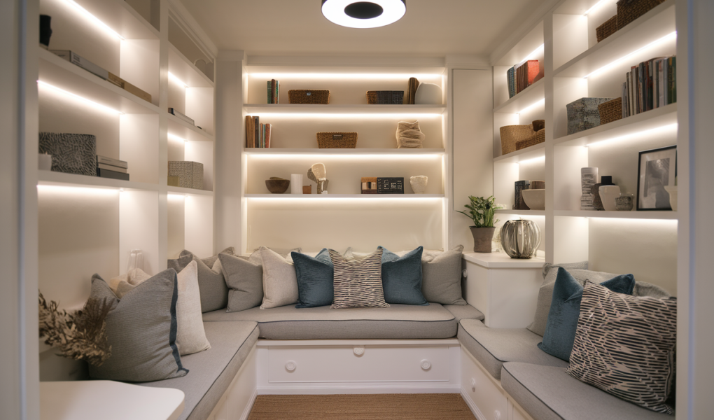 Comment intégrer des solutions de rangement dans un petit espace de vie après des travaux ?