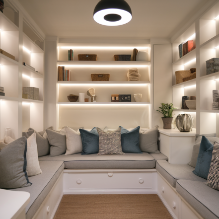 Comment intégrer des solutions de rangement dans un petit espace de vie après des travaux ?