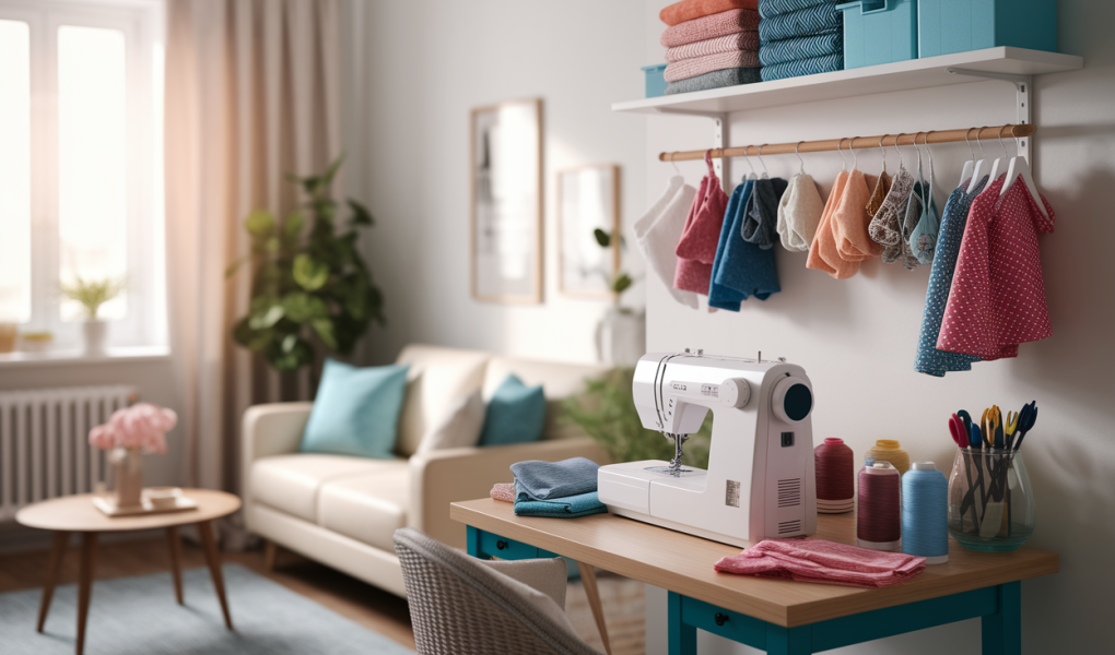 Aménager un coin couture fonctionnel dans un petit espace de vie
