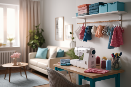 Aménager un coin couture fonctionnel dans un petit espace de vie