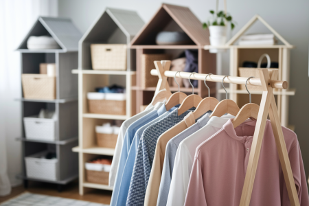 Organisation d'un dressing familial : solutions pratiques de rangement à fabriquer soi-même