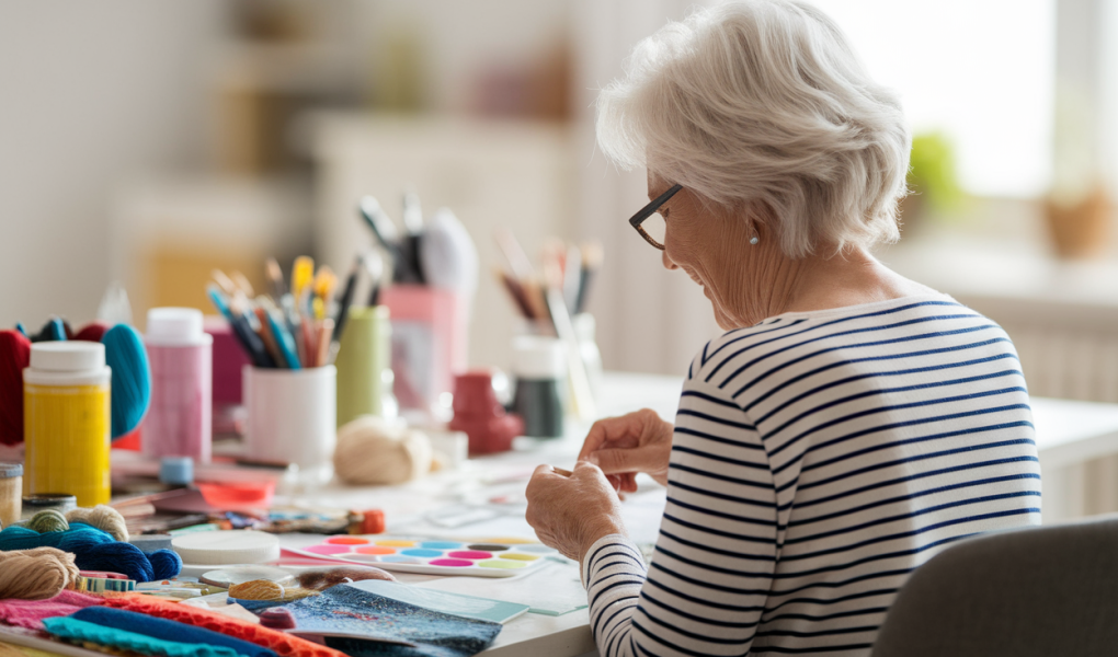 Loisirs créatifs pour les femmes à la retraite