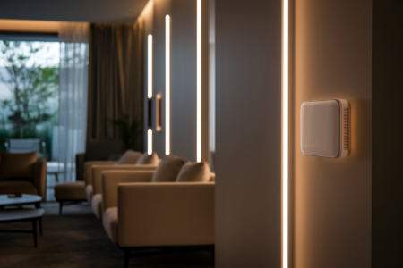 Domotique discrète : intégration esthétique dans un intérieur raffiné