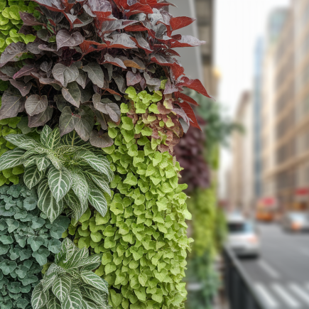 Jardin vertical : créations murales pour espaces urbains