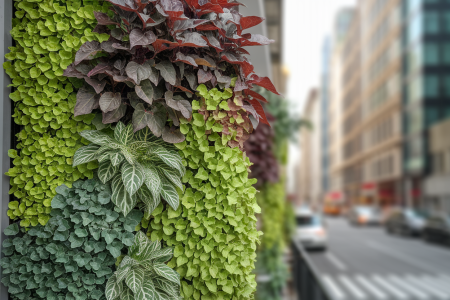 Jardin vertical : créations murales pour espaces urbains